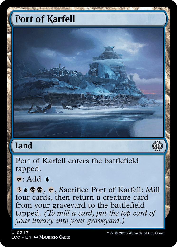 Port of Karfell [The Lost Caverns of Ixalan Commander] | Cracking-Singles