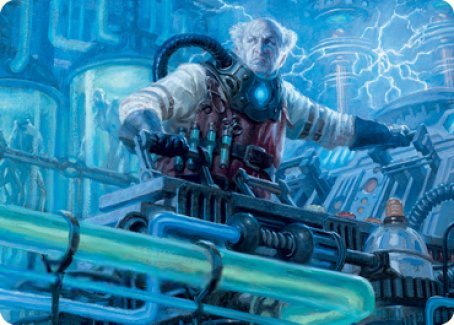 Ludevic, Necrogenius Art Card [Innistrad: Midnight Hunt Art Series] | Cracking-Singles