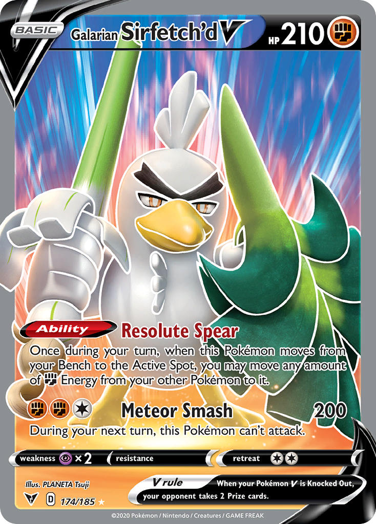 Galarian Sirfetch'd V (174/185) [Sword & Shield: Vivid Voltage] | Cracking-Singles