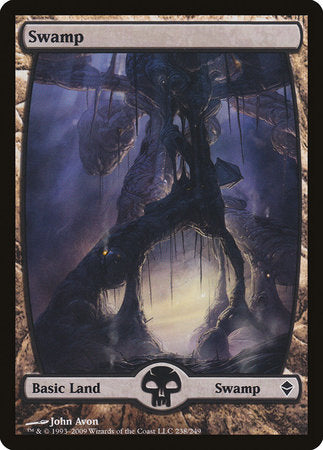 Swamp (238) - Full Art [Zendikar] | Cracking-Singles