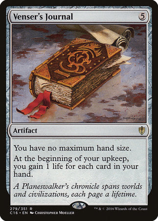 Venser's Journal [Commander 2016] | Cracking-Singles