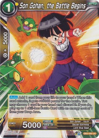 Son Gohan, the Battle Begins [DB3-080] | Cracking-Singles