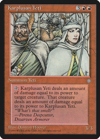 Karplusan Yeti [Ice Age] | Cracking-Singles