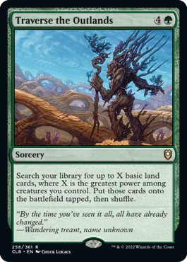 Traverse the Outlands [Commander Legends: Battle for Baldur's Gate] | Cracking-Singles