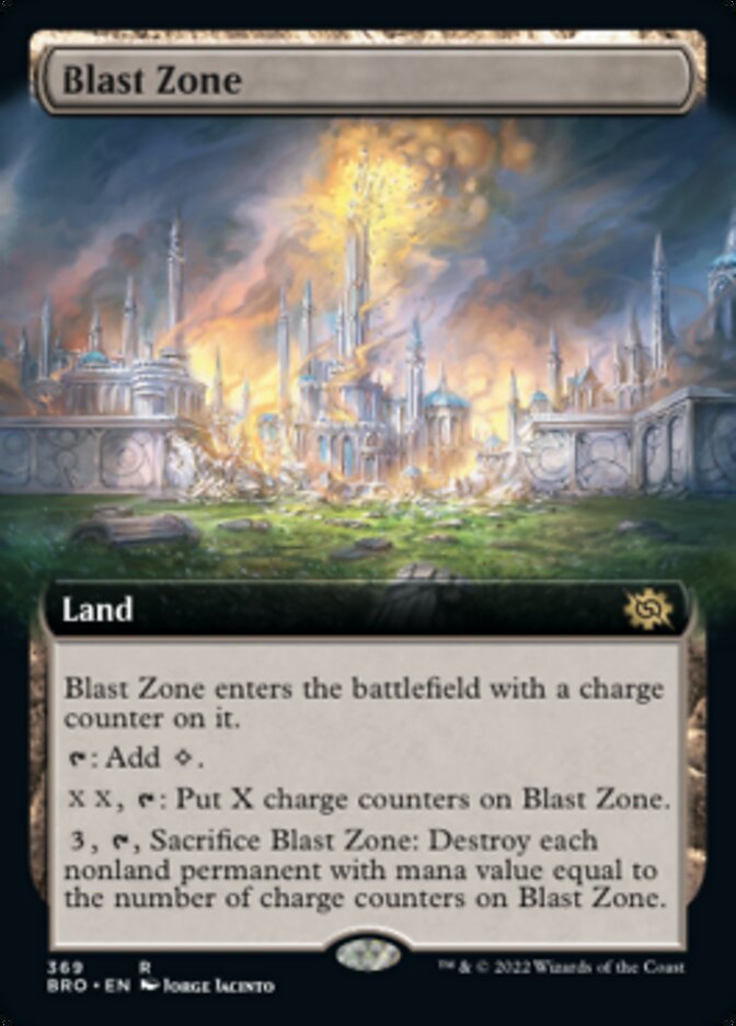 Blast Zone (Extended Art) [The Brothers' War] | Cracking-Singles