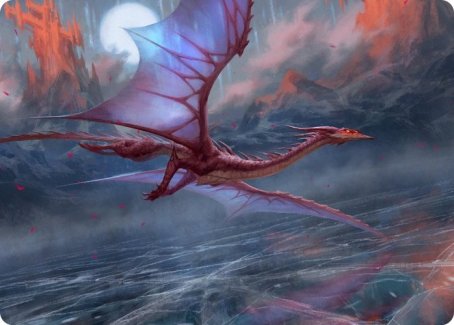 Manaform Hellkite Art Card [Innistrad: Crimson Vow Art Series] | Cracking-Singles