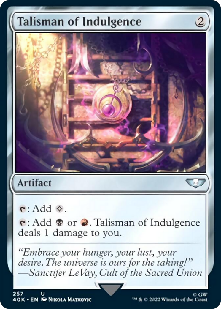 Talisman of Indulgence [Universes Beyond: Warhammer 40,000] | Cracking-Singles