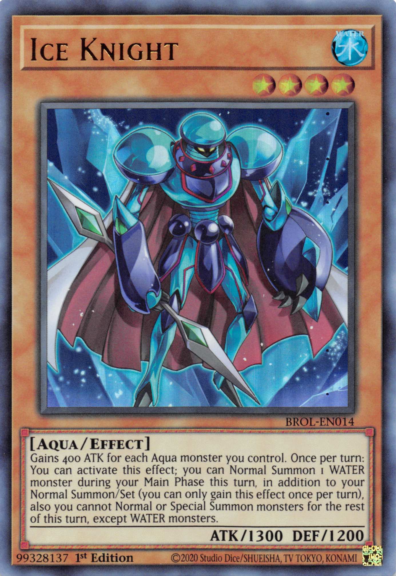 Ice Knight [BROL-EN014] Ultra Rare | Cracking-Singles