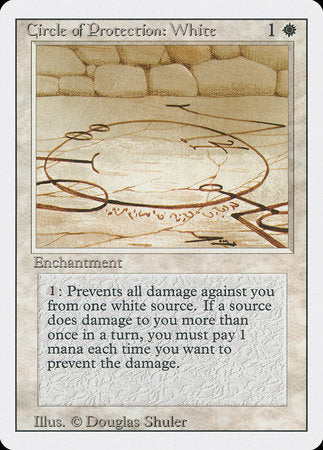 Circle of Protection: White [Revised Edition] | Cracking-Singles
