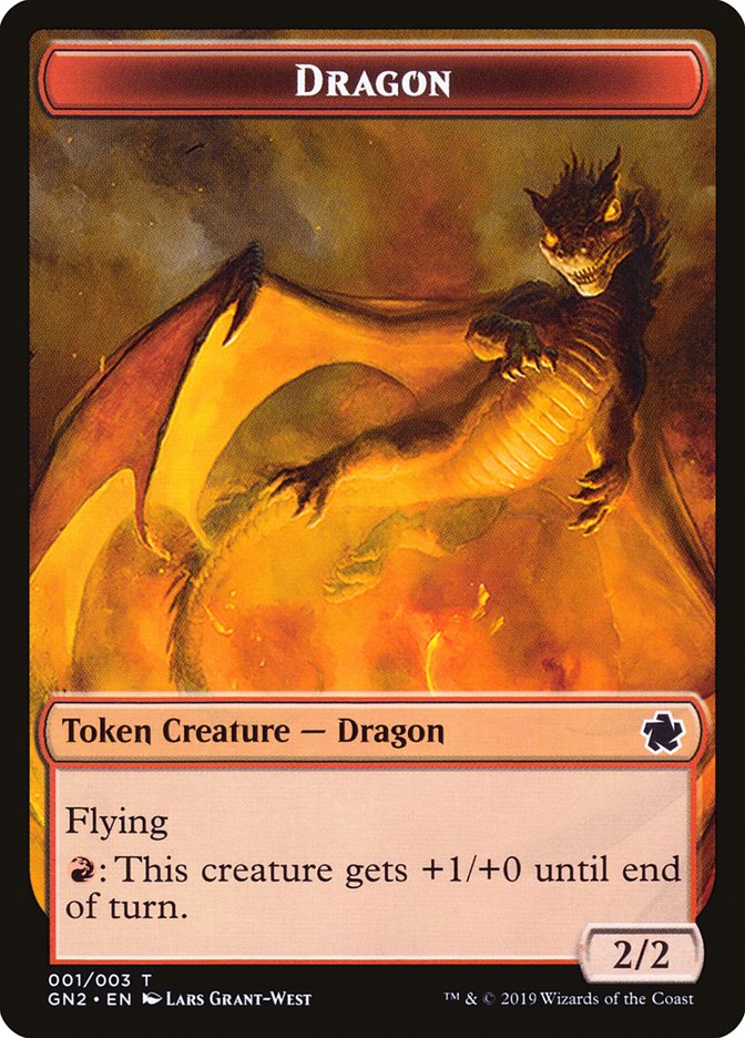 Dragon (001/003) [Game Night 2019 Tokens] | Cracking-Singles