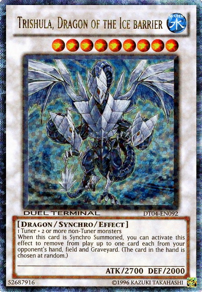 Trishula, Dragon of the Ice Barrier [DT04-EN092] Ultra Rare | Cracking-Singles