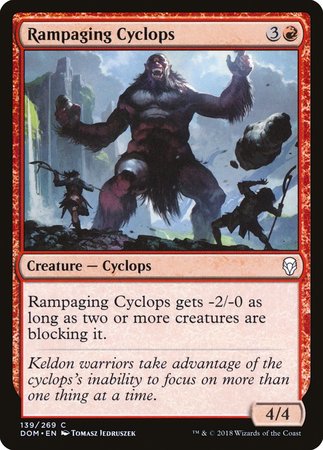 Rampaging Cyclops [Dominaria] | Cracking-Singles