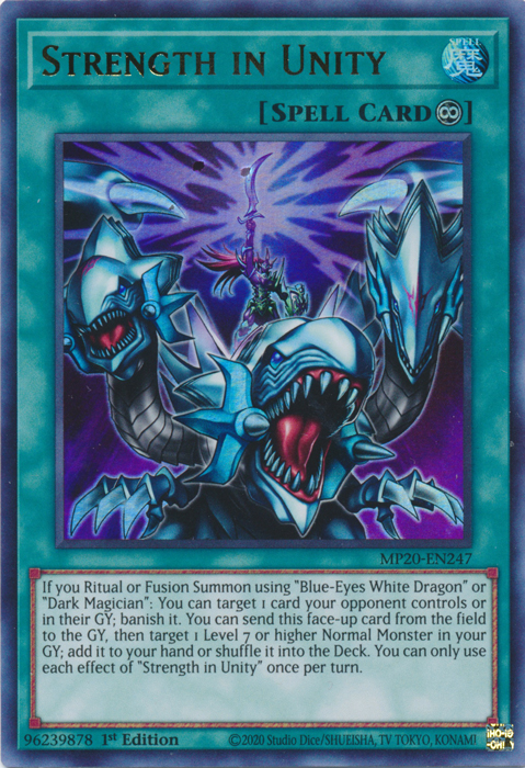 Strength in Unity [MP20-EN247] Ultra Rare | Cracking-Singles