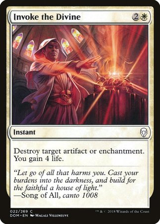 Invoke the Divine [Dominaria] | Cracking-Singles