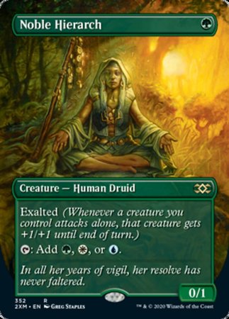 Noble Hierarch (Borderless) [Double Masters] | Cracking-Singles