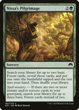 Nissa's Pilgrimage [Magic Origins] | Cracking-Singles