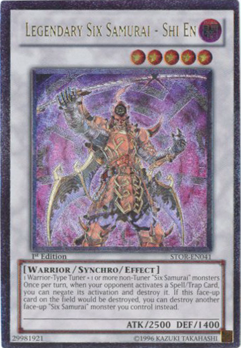 Legendary Six Samurai - Shi En [STOR-EN041] Ultimate Rare | Cracking-Singles