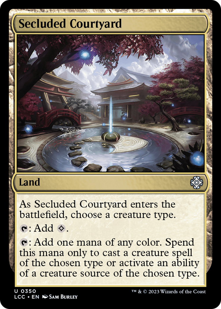 Secluded Courtyard [The Lost Caverns of Ixalan Commander] | Cracking-Singles