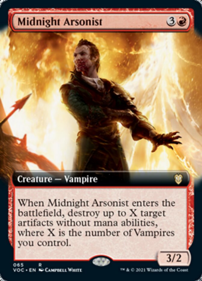 Midnight Arsonist (Extended) [Innistrad: Crimson Vow Commander] | Cracking-Singles