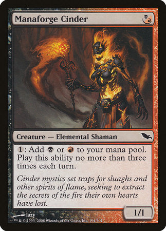 Manaforge Cinder [Shadowmoor] | Cracking-Singles