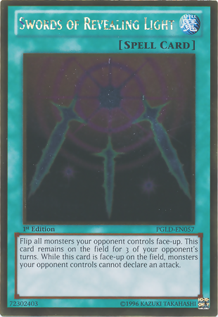 Swords of Revealing Light [PGLD-EN057] Gold Rare | Cracking-Singles