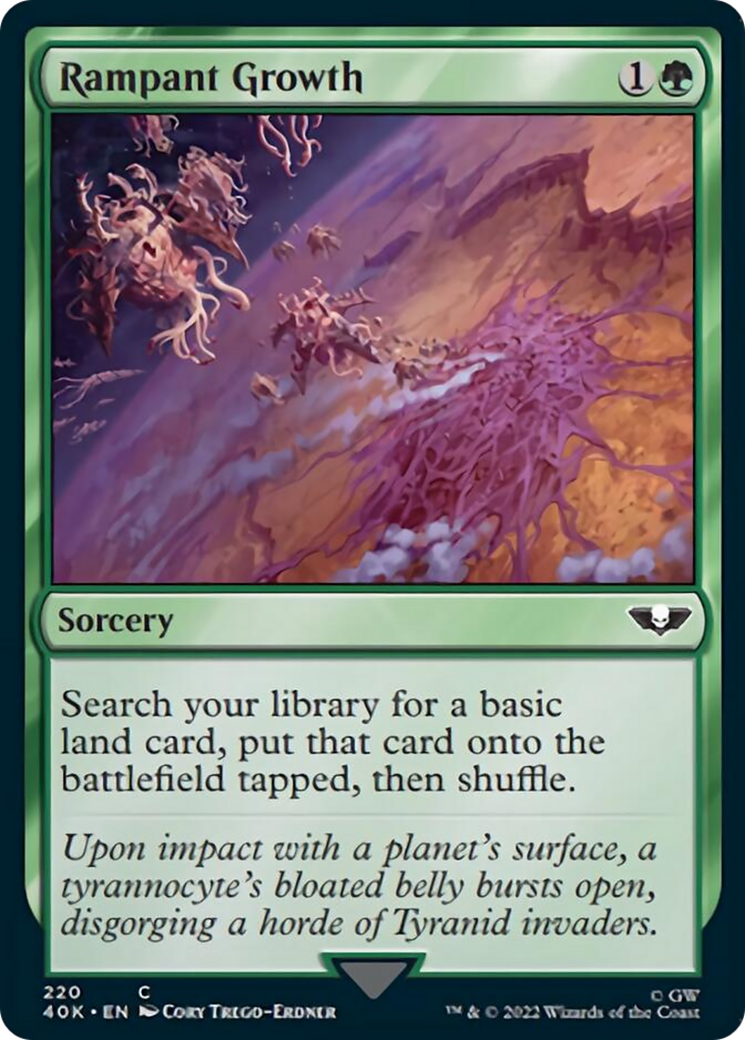 Rampant Growth (Surge Foil) [Universes Beyond: Warhammer 40,000] | Cracking-Singles
