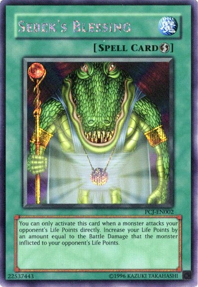 Sebek's Blessing [PCJ-EN002] Prismatic Secret Rare | Cracking-Singles