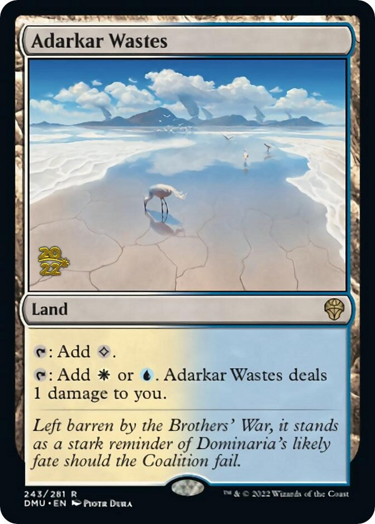 Adarkar Wastes [Dominaria United Prerelease Promos] | Cracking-Singles