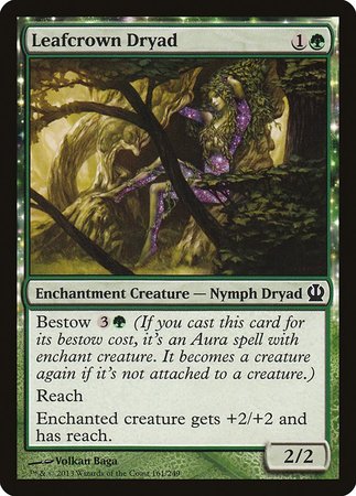 Leafcrown Dryad [Theros] | Cracking-Singles