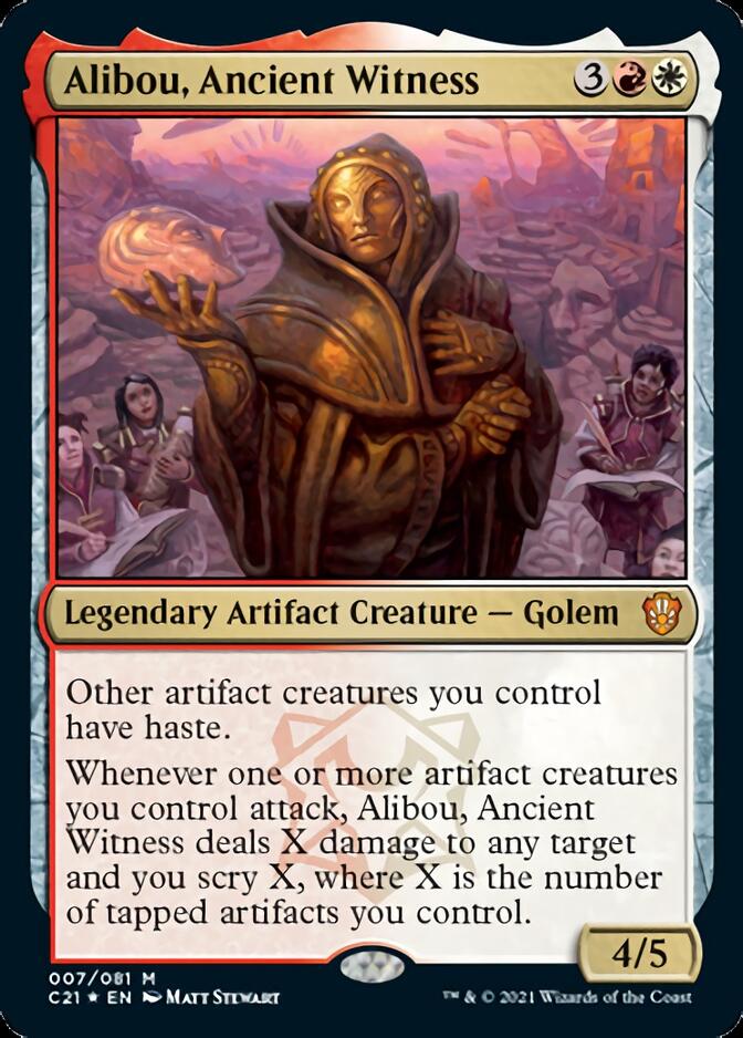 Alibou, Ancient Witness [Commander 2021] | Cracking-Singles