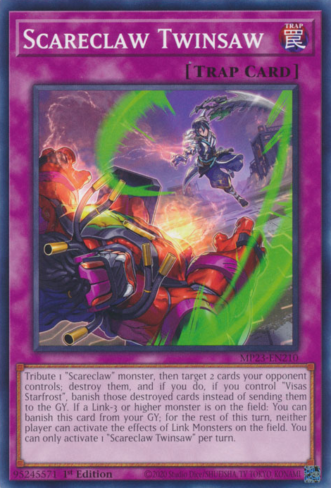 Scareclaw Twinsaw [MP23-EN210] Common | Cracking-Singles