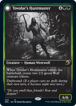 Tovolar's Huntmaster // Tovolar's Packleader [Innistrad: Double Feature] | Cracking-Singles