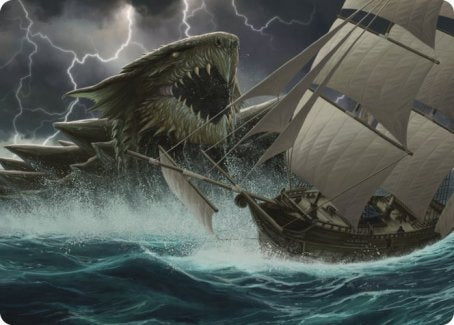 Dragon Turtle Art Card [Dungeons & Dragons: Adventures in the Forgotten Realms Art Series] | Cracking-Singles