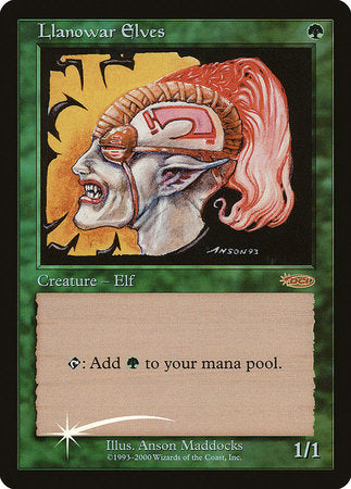 Llanowar Elves [Friday Night Magic 2000] | Cracking-Singles