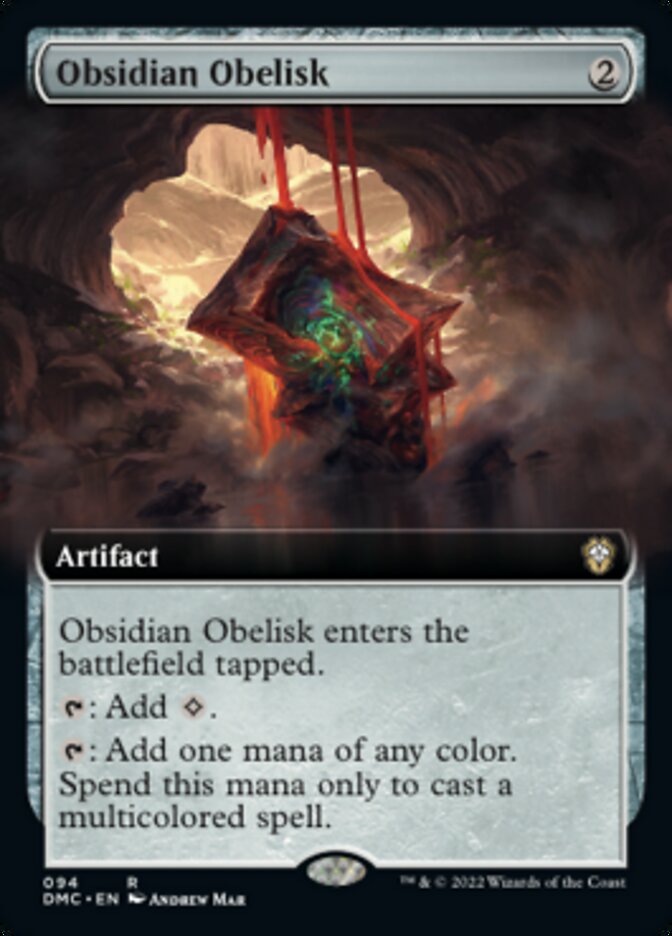 Obsidian Obelisk (Extended Art) [Dominaria United Commander] | Cracking-Singles