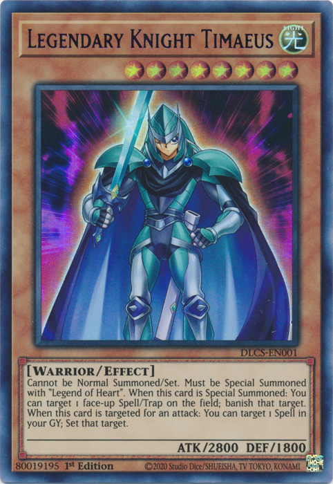 Legendary Knight Timaeus (Blue) [DLCS-EN001] Ultra Rare | Cracking-Singles