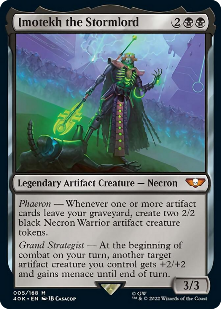 Imotekh the Stormlord (Surge Foil) [Universes Beyond: Warhammer 40,000] | Cracking-Singles