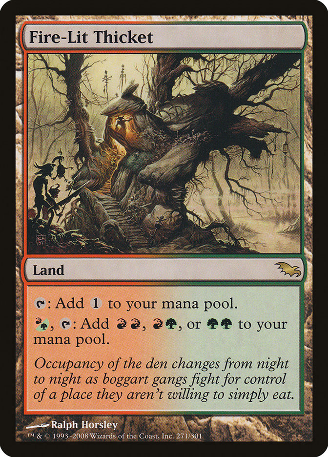 Fire-Lit Thicket [Shadowmoor] | Cracking-Singles