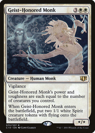 Geist-Honored Monk [Commander 2014] | Cracking-Singles
