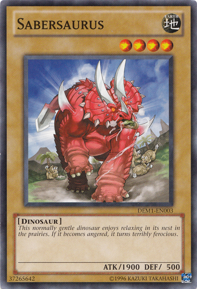 Sabersaurus [DEM1-EN003] Common | Cracking-Singles