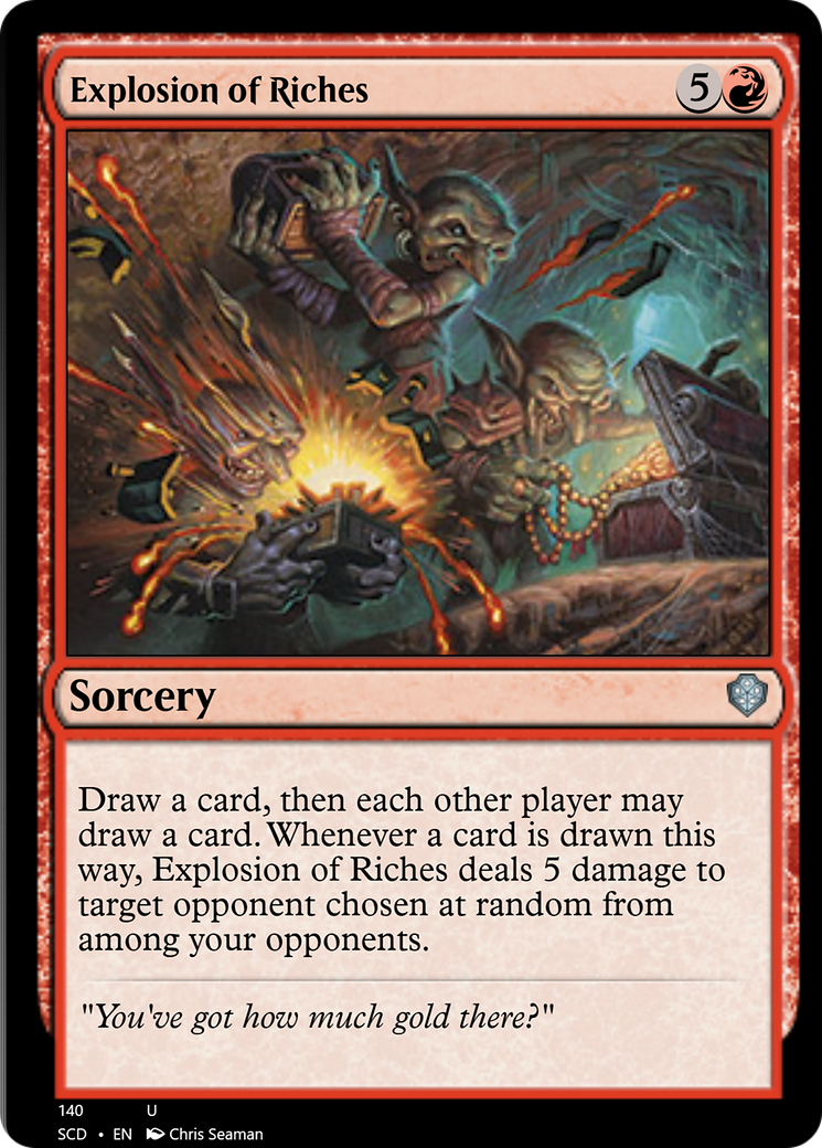 Explosion of Riches [Starter Commander Decks] | Cracking-Singles