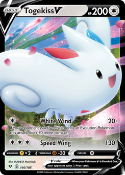 Togekiss V (140/185) [Sword & Shield: Vivid Voltage] | Cracking-Singles