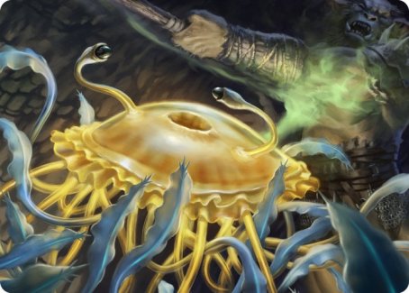 Flumph Art Card [Dungeons & Dragons: Adventures in the Forgotten Realms Art Series] | Cracking-Singles