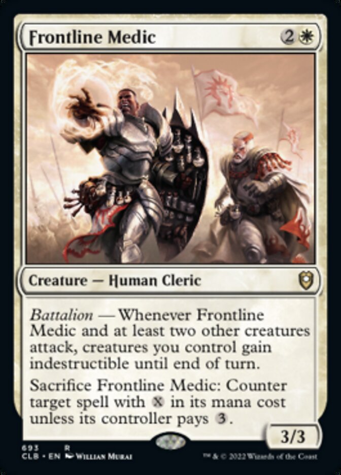 Frontline Medic [Commander Legends: Battle for Baldur's Gate] | Cracking-Singles
