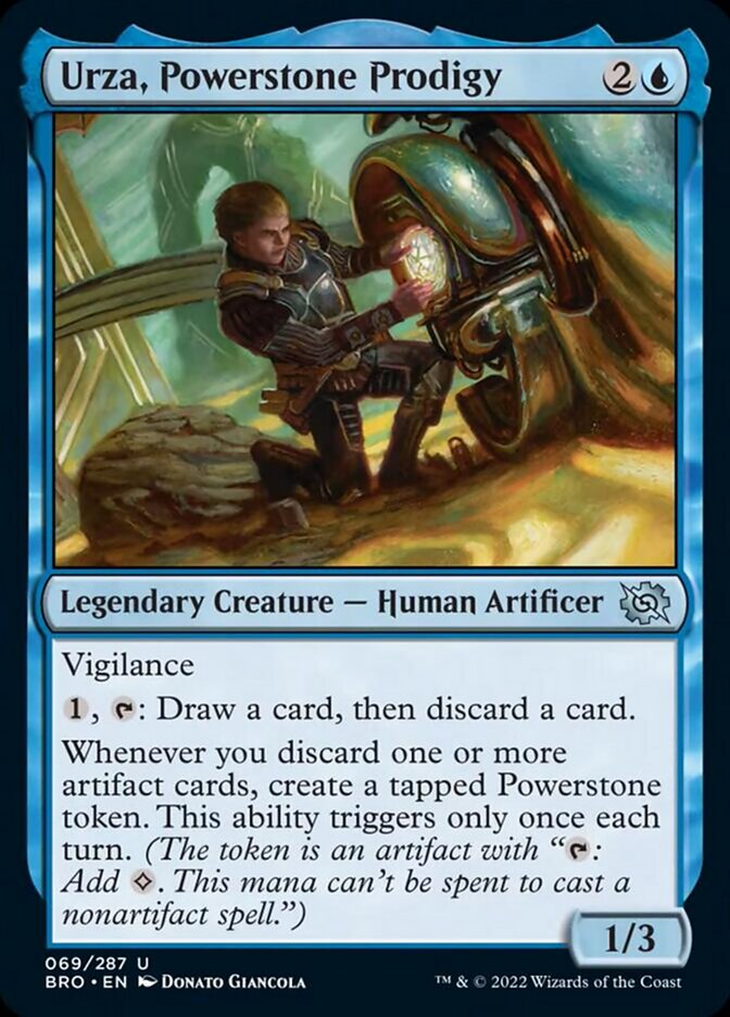 Urza, Powerstone Prodigy [The Brothers' War] | Cracking-Singles