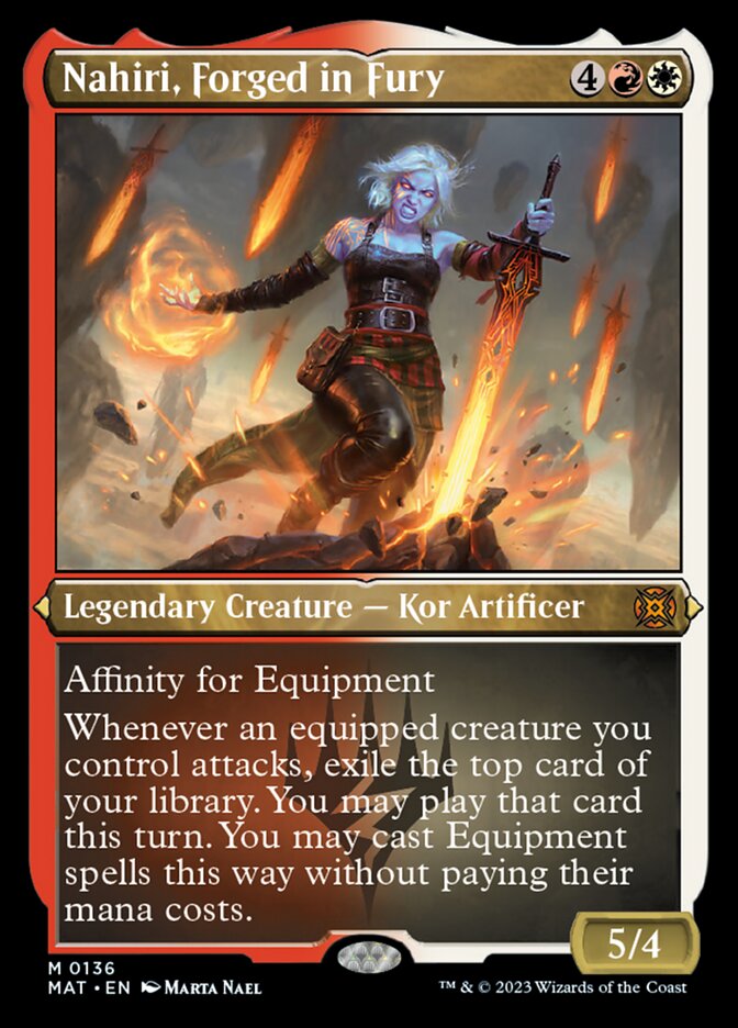 Nahiri, Forged in Fury (Foil Etched) [March of the Machine: The Aftermath] | Cracking-Singles