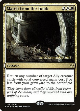 March from the Tomb [Battle for Zendikar Prerelease Promos] | Cracking-Singles