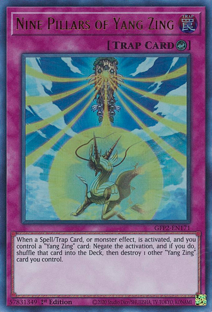 Nine Pillars of Yang Zing [GFP2-EN171] Ultra Rare | Cracking-Singles