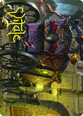 Honeymoon Hearse Art Card (Gold-Stamped Signature) [Innistrad: Crimson Vow Art Series] | Cracking-Singles