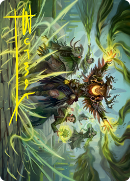 Witherbloom Command Art Card (Gold-Stamped Signature) [Strixhaven: School of Mages Art Series] | Cracking-Singles